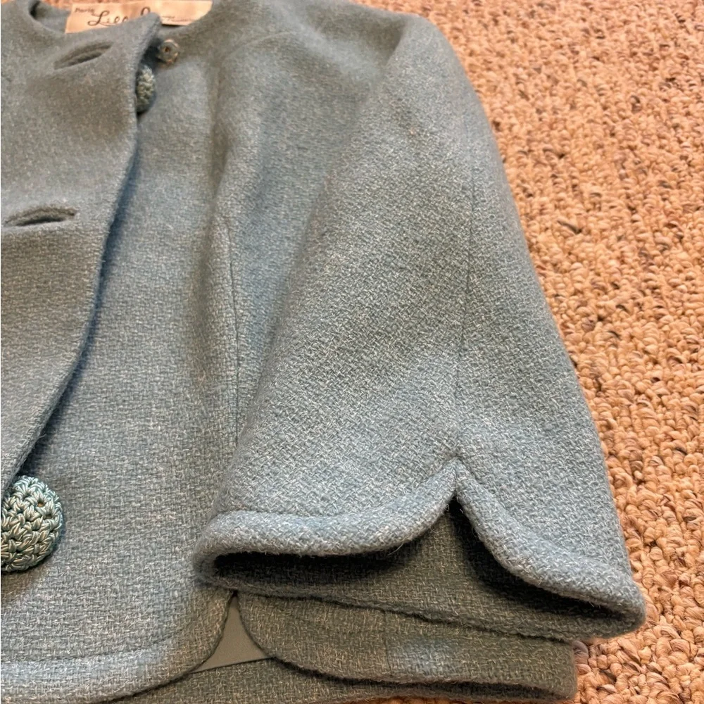 Vintage baby blue skirt suit - Picture 15 of 16